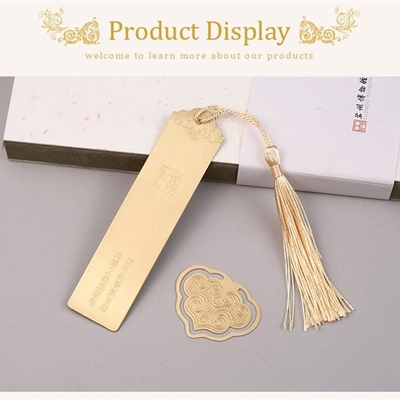 brass Chinese style bookmark