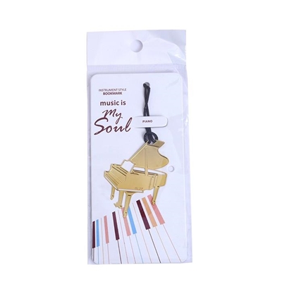 musical instruments bookmark