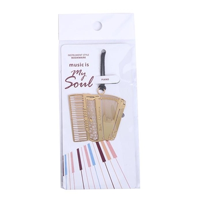 musical instruments bookmark