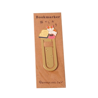 lucky cat bookmark