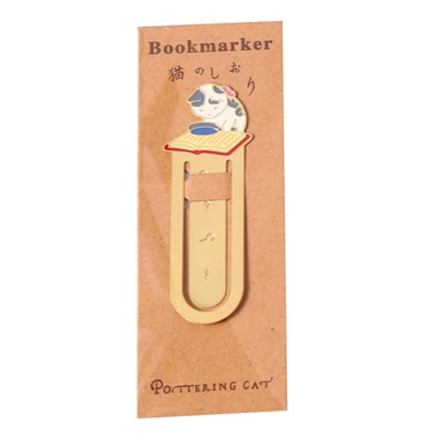 lucky cat bookmark