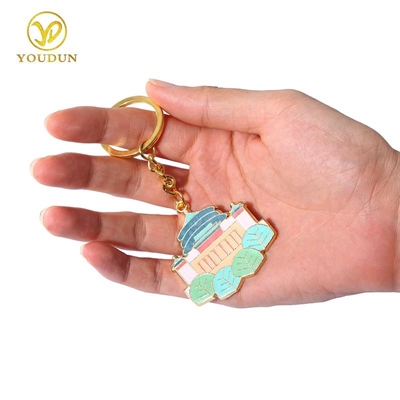 zinc alloy  Chinese style building keychain