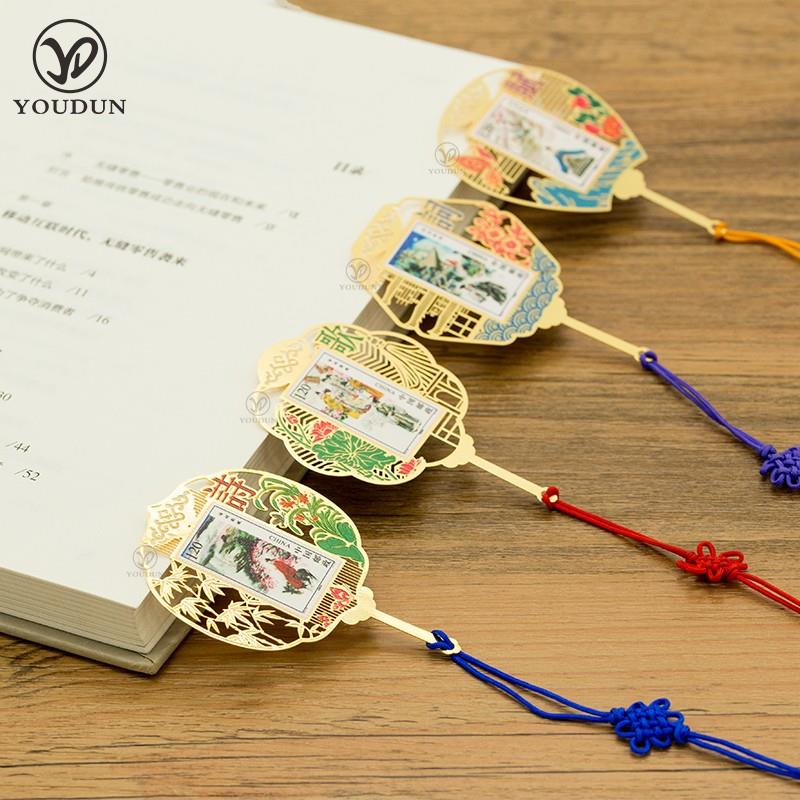 Chinese fan bookmark
