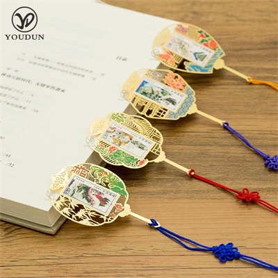 Chinese fan bookmark