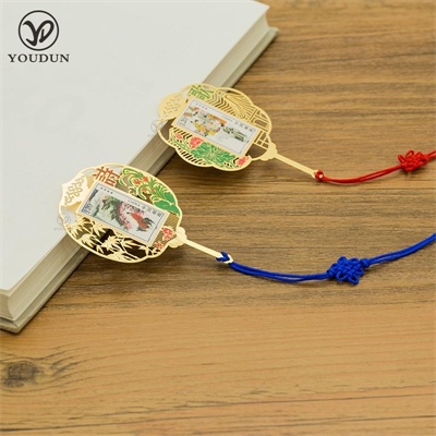 Chinese fan bookmark